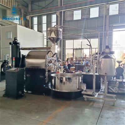 China Large Industrial Coffee Roaster Manufacturers 0-300℃ Adjustable Temperature for sale