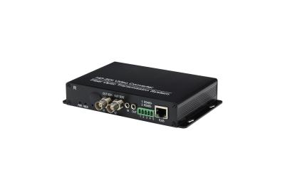 China 1080P broadcast HD SDI  audio embedder ,channel  forward SDI to optical fiber converter with 1CH Return RS485 data for sale