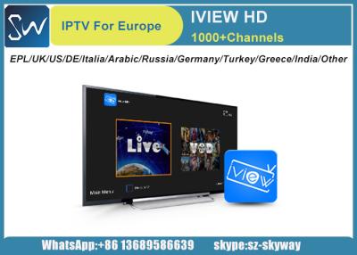 China iview HD IPTV Arabic IPTV Europe IPTV 1000+ live Channels with VOD,Included UK Arabic Germany for sale