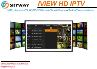 China For Europe and American Iview HD 1 year Sports UK English IPTV Channels USA Germany Turkey Albania Italy IPTV Channels for sale