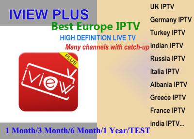 China Europe IPTV free test 3 days IVIEW PLUS  IPTV Apk watch UK GR Italy Germany Netherland Arabic channels with catch up for sale