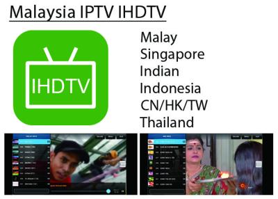 China IHDTV IPTV Malaysia Singapore Live Channel Subscription for malay SG Indian indonesia Thailand for sale