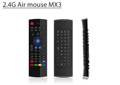 China MX3-A Standard version  6-Axis Gyro 2.4G Wireless Air Mouse QWERTY Keyboard Motion-Sensing Remote Control for sale