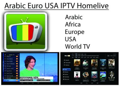 China Homelive apk Global package Arabic Europe USA Indian Pakistan IPTV with 1100+ Live+VOD channels for android device for sale