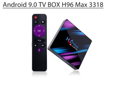 China high quality H96 Max 3318 Smart TV Box Android 9.0 TV Box RK3318 Quad-Core  WIFI 3D H.265 4K Set Top Box for sale
