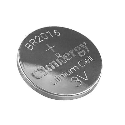 China Fluorocarbon Lithium Button Cell Battery 3V BR2016 Battery For Calculators for sale