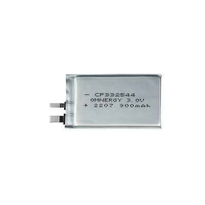 China CP332544 Lithium Pouch Cell 3V 10mA Low Self Discharge Rate for sale