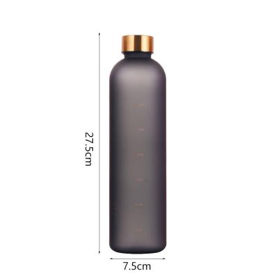 China 32 Oz BPA Free Motivational Water Bottle With Time Marker Reusable Water Bottle Perfect For The Gym And Office Outdoors for sale