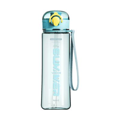 China IFUN BPA Free Cycling Plastic Sport Bottles With Straw 16oz 500ML for sale