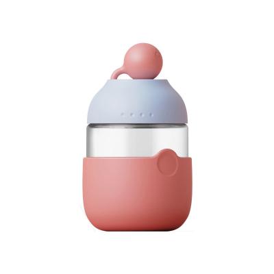 China Children's Small 16 Oz Glass Beverage Bottles For Water Drinking for sale