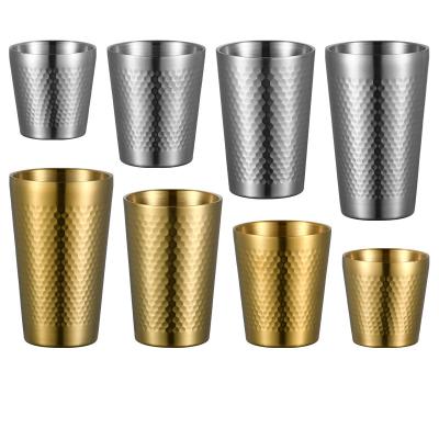 China Whisky Rum Vacuum Stainless Steel Beer Mug 10oz 300ml For Barbecue Party for sale