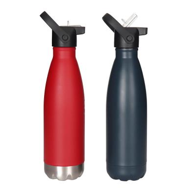 China Custom Double Wall Copper Thermo Stainless Steel Water Bottles Cola Shaped for sale