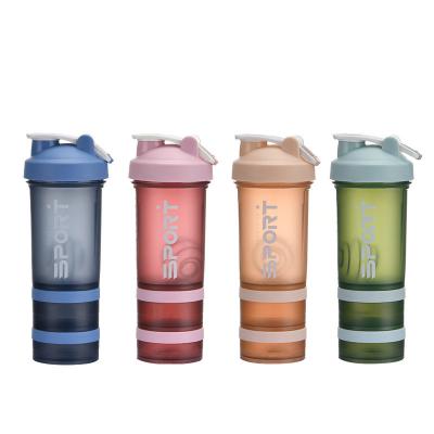 China Personalised Transparent 700ml Protein Shaker Bottle For Gym for sale