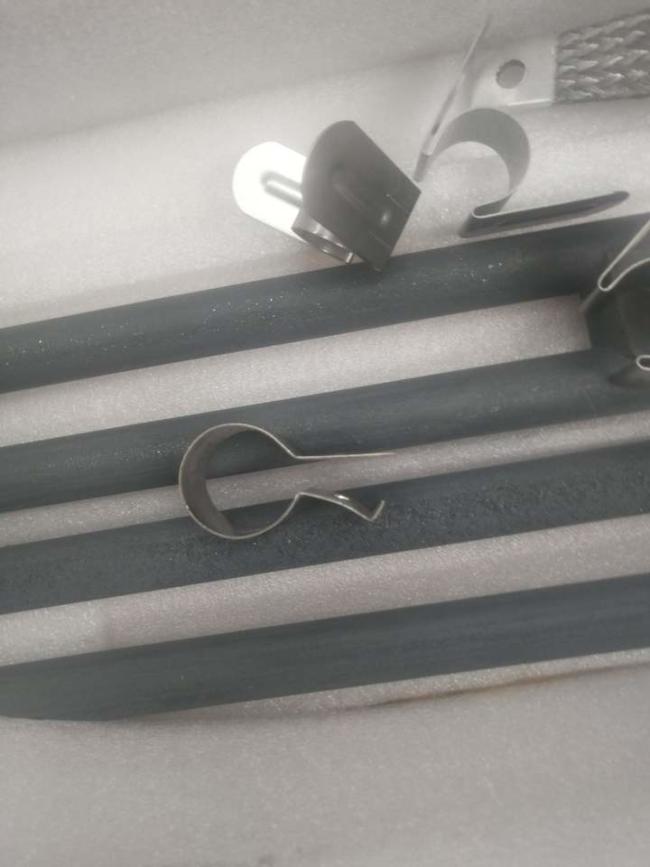 Close-up view of Graphite Shaft components
