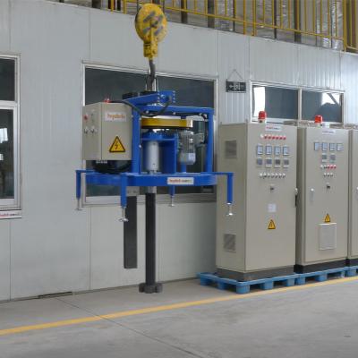 Chine liquide en aluminium de machine d'injection du flux 200KG tournant/machine de dégazage à vendre