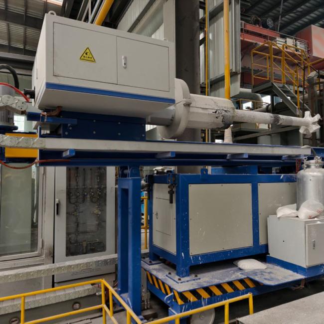 HYDEB HDR-2000 Rotary Flux Injector in operation