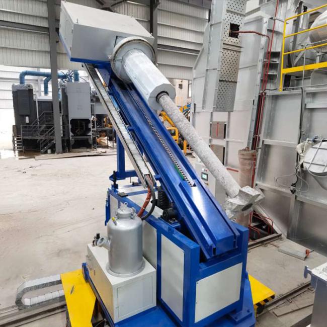 HYDEB HDR-2000 Rotary Flux Injector in operation