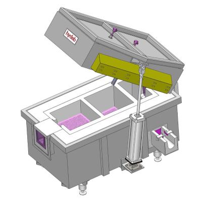 Chine Boîte de filtration de la machine de coulée sous pression avec un faible coût d'entretien et un niveau de filtration de 30/40/60PPI à vendre