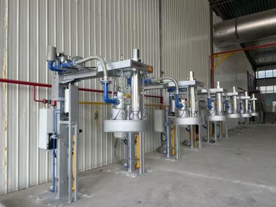 Cina Preriscaldatore elettrico per siviera 850C con controllo PLC 48KW in vendita