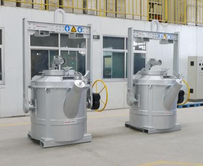 China Customized Ladle Cover Molten Aluminum Transfer Ladles with Less Than 10C/h Temperature Drop for sale