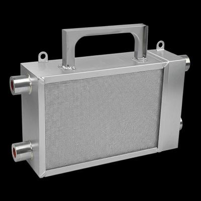 China Industrial Plate Filter Box with 850C Max Temperature and 60 PPI Plate Mesh for sale