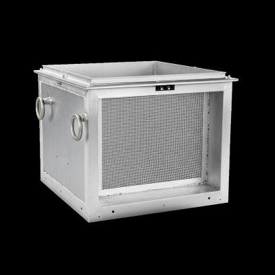 China Durable Aluminum Liquid Filtration Box with 17''*17''*1 Plate Dimension and Launder Size According To Flow Rate for sale