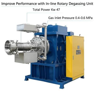 China Improve Performance with In-line Rotary Degassing Unit Total Power Kw 47 and Gas Inlet Pressure 0.4-0.6 MPa for sale