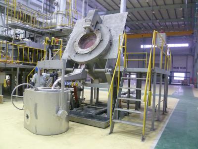 China 930 quilogramas de alumínio de alumínio elétrico pequeno da fornalha de derretimento do lingote de 880mm que derrete rapidamente à venda
