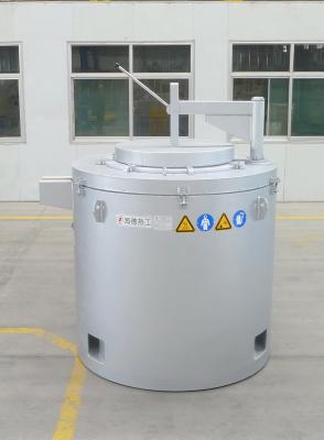 China inducción Heater Melting Metal de 950C 600KG Clay Aluminum Scrap Melting Furnace en venta