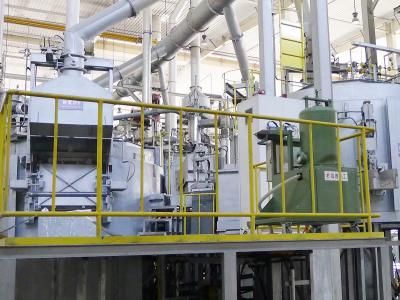 China o processo da máquina da injeção do fluxo de 15L 30L de refinar o alumínio morre carcaça à venda
