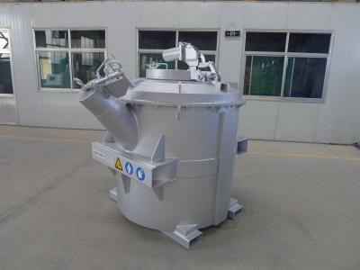 China 1200KG Capacity Ladle Heating Furnace Pouring Molten Metal Transfer Moving Tool for sale