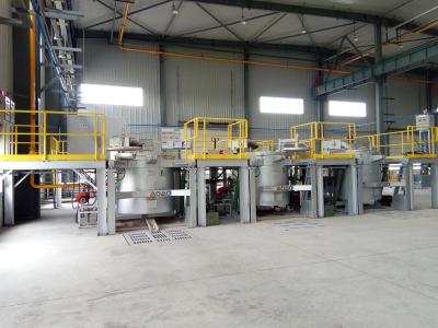 China horno fusorio de aluminio eléctrico industrial de 600kg 950C para la fundición a presión en venta
