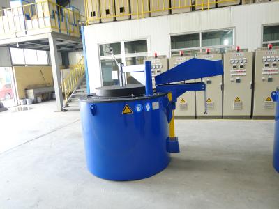 China 800KG Holding LPG Aluminum Melting Furnace Electric Heating Aluminium For Die Casting for sale
