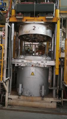 中国 800KG液体にアルミニウムに溶けることを溶かすための回転式アルミニウム保有物の炉 販売のため
