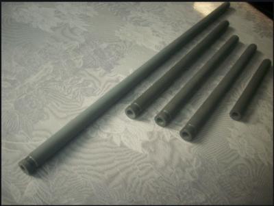 China 28 Millimeter Schwarz-sic Thermoelement-keramische Schutz-Rohr-keramischer Rohr-Schock-Widerstand zu verkaufen