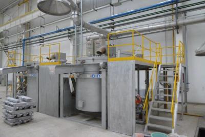 China 600 kilogramos el NG precioso de aluminio del horno de la fusión del metal de 950 grados que se consideraba encendieron en venta