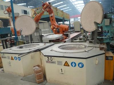 China Pedazo de aluminio de Grey Twins 0.30MPa que derrite el horno eléctrico industrial 3500 kilogramos en venta