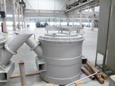 China Molten Aluminum Pouring Transfer Ladles 1500KG Capacity For Aluminum Foundry for sale
