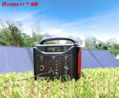 China 600Wh Portable Power Station LiFePO4 Battery Backup 220V 500W Pure Sine Wave AC Outlets for sale