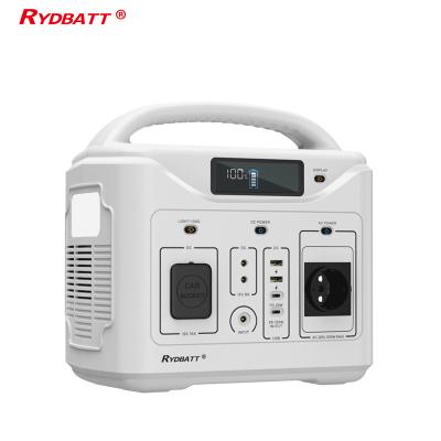 China Rechargeable Portable Power Station Solar Power Generators 600wh 120W For RV Camping for sale