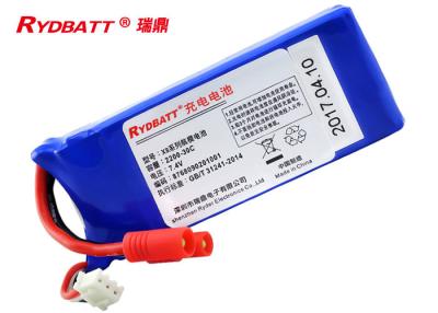 China 908033 Lithium Polymer Battery Pack 2S1P 7.4V 2.2Ah For Electric Aero Model for sale