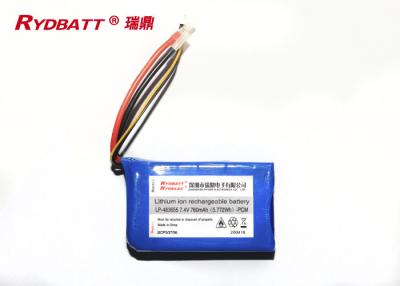 China LP 483655 2S1P 7.4V 780mAh Lithium Polymer Charge Pack for sale