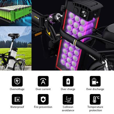 China Customized 18650 Ebike Battery Sliver Fish 48V Electric Bicycle Battery for sale
