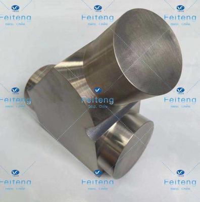 China piezas de encargo del titanio del cuerpo de válvula del titanio de 8.9kg Feiteng en venta