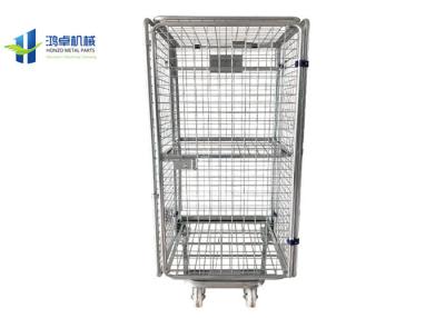 Chine 4 pliants chariot latéral 660*420*1300mm à conteneur du petit pain pour le supermarché à vendre