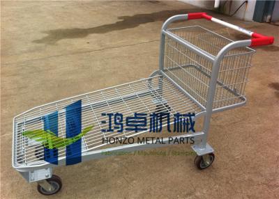 China Supermarket Warehouse Platform Trolley Heavy Duty Platform Folding Trolley for sale