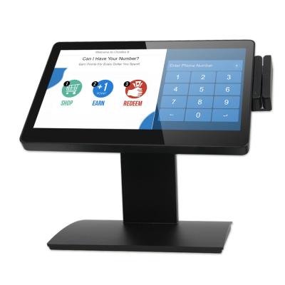 China Rohs 13.3 Inch 1366*768 Windows POS System Metal Stand Pos Machine For Retail Shop for sale