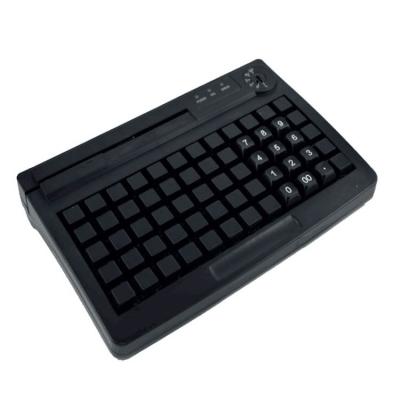 China USB PS2 60 Keys Programmable Pos Keyboard MSR Option For Supermarket for sale