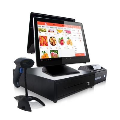 China 15 Inch Pos Systems Machine Touch Screen Cash Register All In One Windows OS for sale