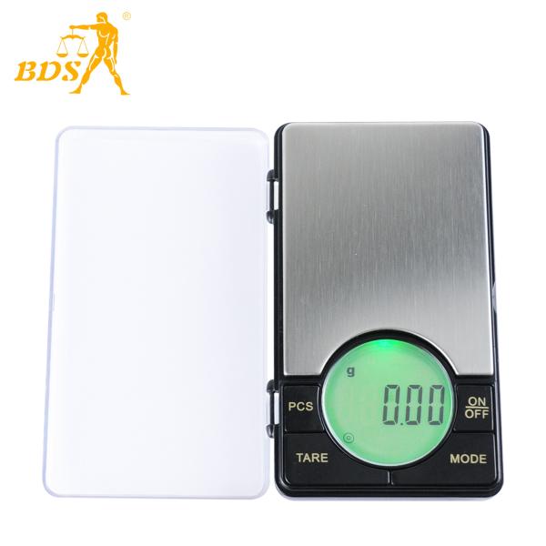 Quality BDS ES Pocket Scale 0.01g/0.1g LCD Display With optional Backlight Portable weighing Scale for sale
